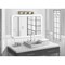 Designers Fountain Buena Vista 24in 4-Light Brushed Nickel Retro Modern Indoor Vanity Light 6614-BN - alternate 3